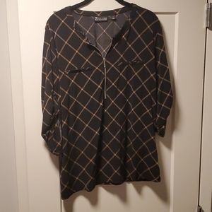 Plaid top NY&CO